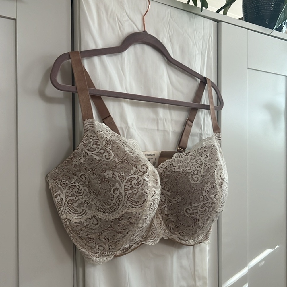 ThirdLove Lace Balconette Bra, Size 42F - Picture 10 of 10